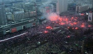 Varsovie fête les 100 ans de l'indépendance de la Pologne