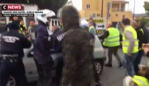 Mobilisation des gilets jaunes : un policier renversé à Grasse