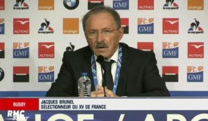 XV de France - Brunel : "On a essayé par tous les moyens de les mettre en difficulté"