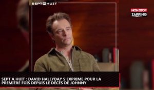 Sept à huit : David Hallyday sort pour la 1ère fois du silence depuis la mort de Johnny (vidéo)