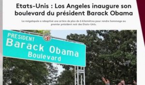 Los Angeles inaugure le boulevard Obama