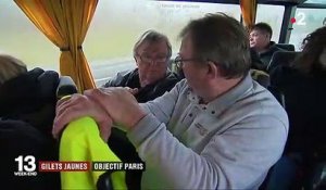 "Gilets jaunes" : ils se rendent à Paris