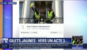 Les gilets jaunes appellent à une nouvelle mobilisation le samedi 1er décembre