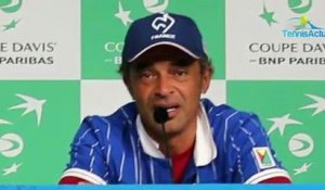 Coupe Davis 2018 - France-Croatie - Yannick Noah : "Amélie Mauresmo est une amie, je lui donnerai les clés, tout ce qu'elle voudra"