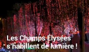 Cérémonie d'illuminations des Champs Elysées