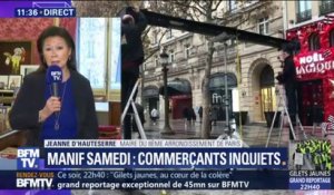 Manifestation de samedi à Paris: la maire du 8e arrondissement craint que les commerçants "en payent encore les conséquences"