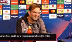 L'entraîneur de Liverpool Jürgen Klopp troublé par la voix "érotique" d'une traductrice (vidéo)