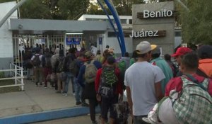 Mexique : la deuxième caravane des migrants est arrivée à Tijuana