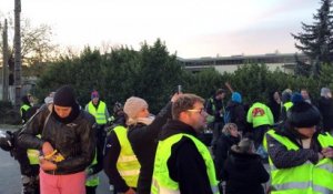 Evacuation du blocage de la raffinerie de Portes-les-Valence