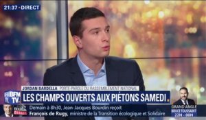 Gilets Jaunes: pour Jordan Bardella, "les demandes de manifestation sur les Champs-Elysées doivent être étudiées"