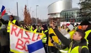 Les gilets jaunes devant la Cour européenne des droits de l'homme à Strasbourg
