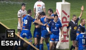 TOP 14 - Essai Thomas COMBEZOU (CO) - Castres - Agen - J11 - Saison 2018/2019
