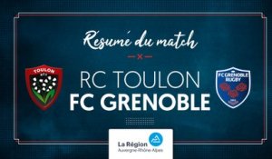 Toulon - Grenoble : le résumé vidéo