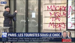 À Paris, les touristes sous le choc après les violences de samedi