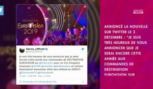 Destination Eurovision 2019 : Garou à l’animation et le jury dévoilé