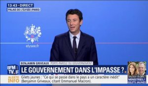 ISF: Benjamin Griveaux assure qu'il "n'y a pas de cacophonie" au sein du gouvernement