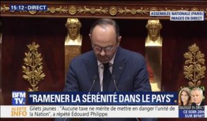 Edouard Philippe ne veut pas "de la création de nouvelle taxe, ni une augmentation des déficits"