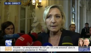 "Monsieur le président, parlez aux gilets jaunes, ne vous cachez pas à l'Élysée": le conseil de Marine Le Pen à Emmanuel Macron