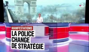 Manifestations : la police change de stratégie