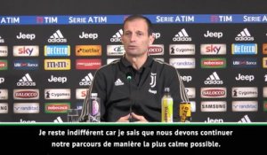 15e j. - Allegri : "La Juventus n'a pas tué le Championnat"