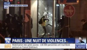 À Paris, les heurts entre casseurs et forces de l'ordre ont continué dans la nuit