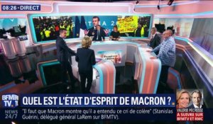 Gilets jaunes : quel est l'état d'esprit d'Emmanuel Macron ?