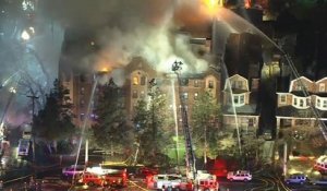 Philadelphie : impressionnant incendie dans un immeuble