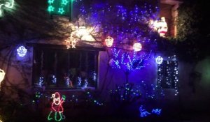 Découvrez une maison décorée pour Noël