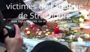 Hommage aux victimes de l'attaque de Strasbourg