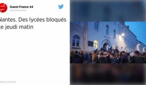 À Nantes, des lycées bloqués ce jeudi matin