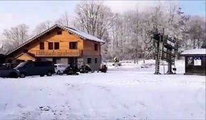 Avec les premières neiges, la piste de ski du Ballon d'Alsace va ouvrir, samedi 15 décembre