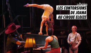 Joana, l'équilibriste du cirque Eloize, en tournée à Paris