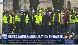 Mobilisation du 15 décembre: deux fois moins de gilets jaunes sur toute la France