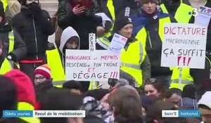 Gilets jaunes" : la mobilisation en baisse à Paris