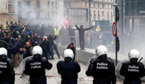 Migration : des milliers de manifestants à Bruxelles contre le pacte de l'ONU