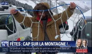 Ashley Chevalier et Olivier Saint-Paul ont réussi à monter Val Thorens, où la neige est tombée en abondance