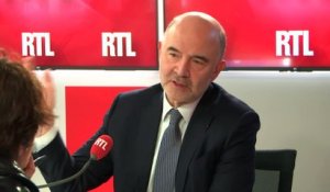 Déficit supérieur à 3% : "Il n'est pas question de sanctionner la France", affirme Moscovici sur RTL