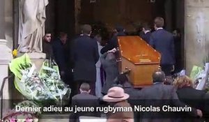Rugby: obsèques de Nicolas Chauvin, joueur du Stade Français