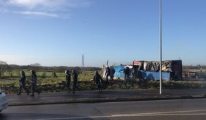 Un camp de gilets jaunes évacué route de Domloup à cesson sevigné