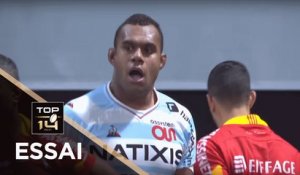 TOP 14 - Essai Leone NAKARAWA 2 (R92) - Racing 92 - Perpignan - J12 - Saison 2018/2019