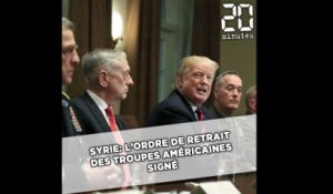 Syrie: L'ordre de retrait des troupes américaines signé