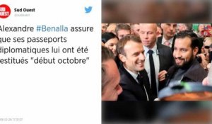 Alexandre Benalla affirme que ses passeports diplomatiques lui ont été restitués « début octobre »