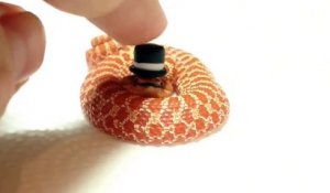 Ce petit serpent avec son chapeau est trop mignon