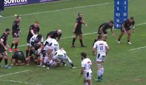 TOP 14 - Essai Valentin SAURS (SUA) - Lyon - Agen - J13 - Saison 2018/2019