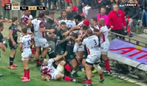 Une bagarre générale éclate entre les joueurs de Toulouse et du RCT