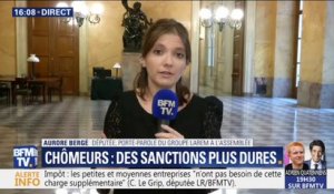 Sanctions plus dures contre les chômeurs : "Une mesure de justice" pour Aurore Berger (LaREM)