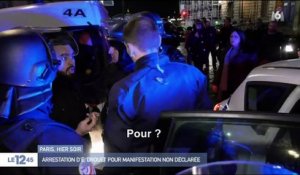 Arrestation d'Éric Drouet pour manifestation non déclarée