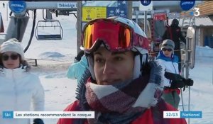 Ski : les stations recommandent le port du casque