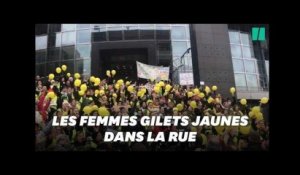 Des centaines de femmes gilets jaunes descendent dans la rue