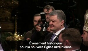 Kiev: première liturgie pour la nouvelle Eglise orthodoxe